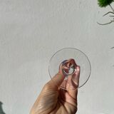 5 Luminarc blue glass flutes