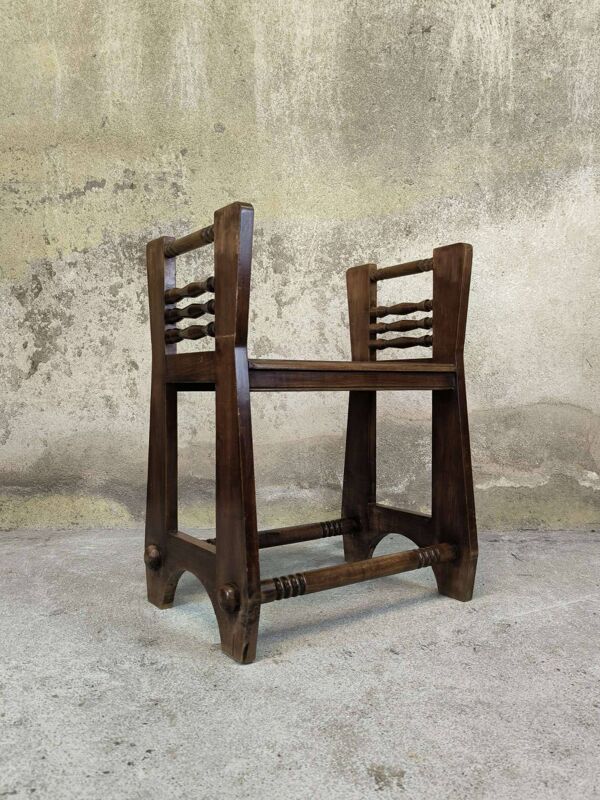 Tabouret bois vintage