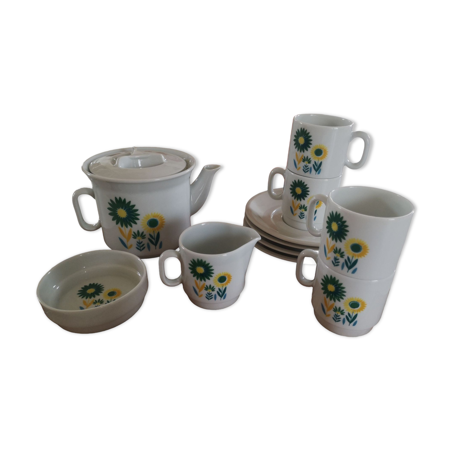 Sologne porcelain coffee service