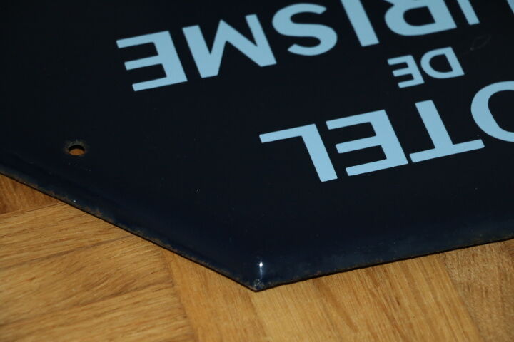 Enamelled plaque "tourist hotel" 4 stars