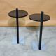 Set of 2 modernist side tables or night stands, 1970s