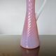 Vase, soliflore stelvia glass, italy, pink, orange and opalescent, 1960s