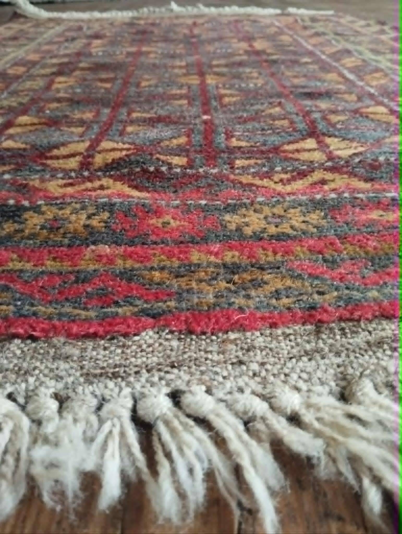 Handmade Afghan Belouch rug 126x86cm