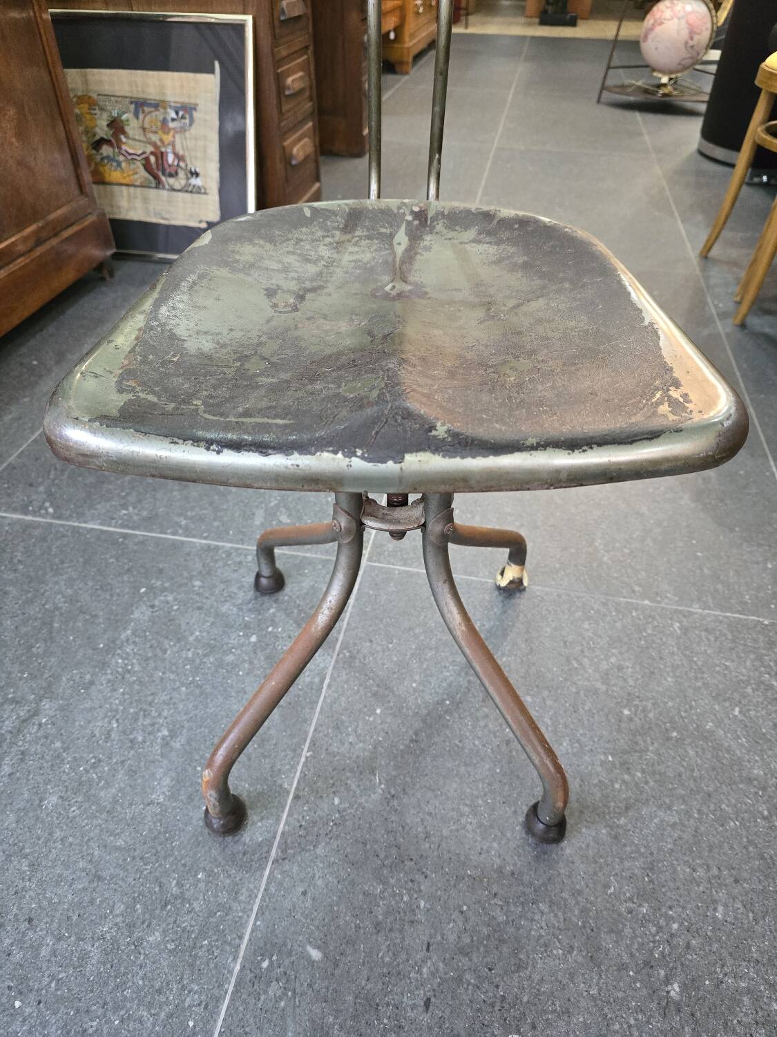 M42 industrial chair by Henri Lieber for Flambo