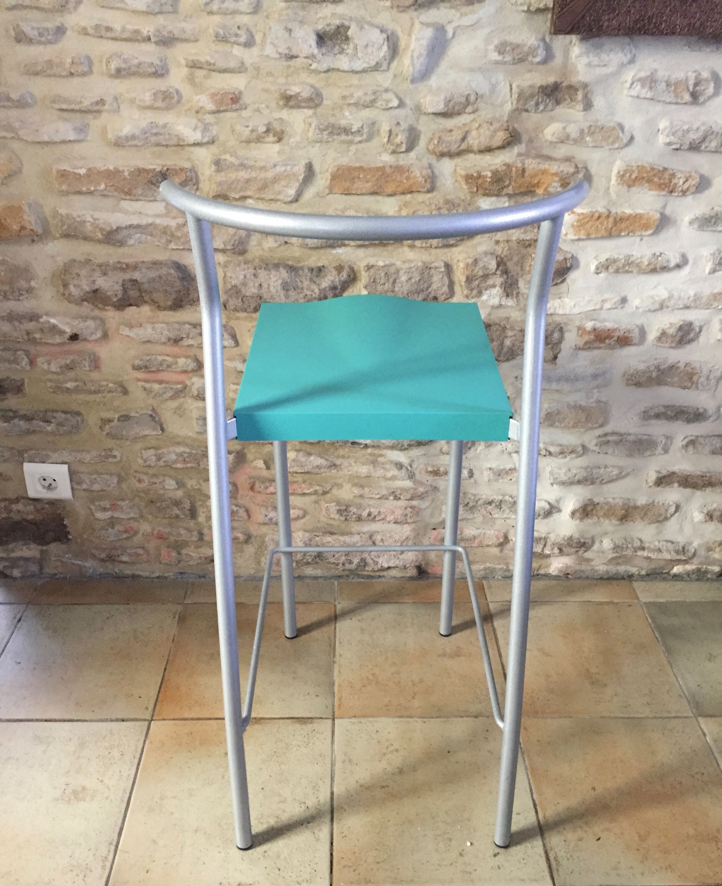 Pair of vintage stools hi glob by Philippe Starck, Kartell