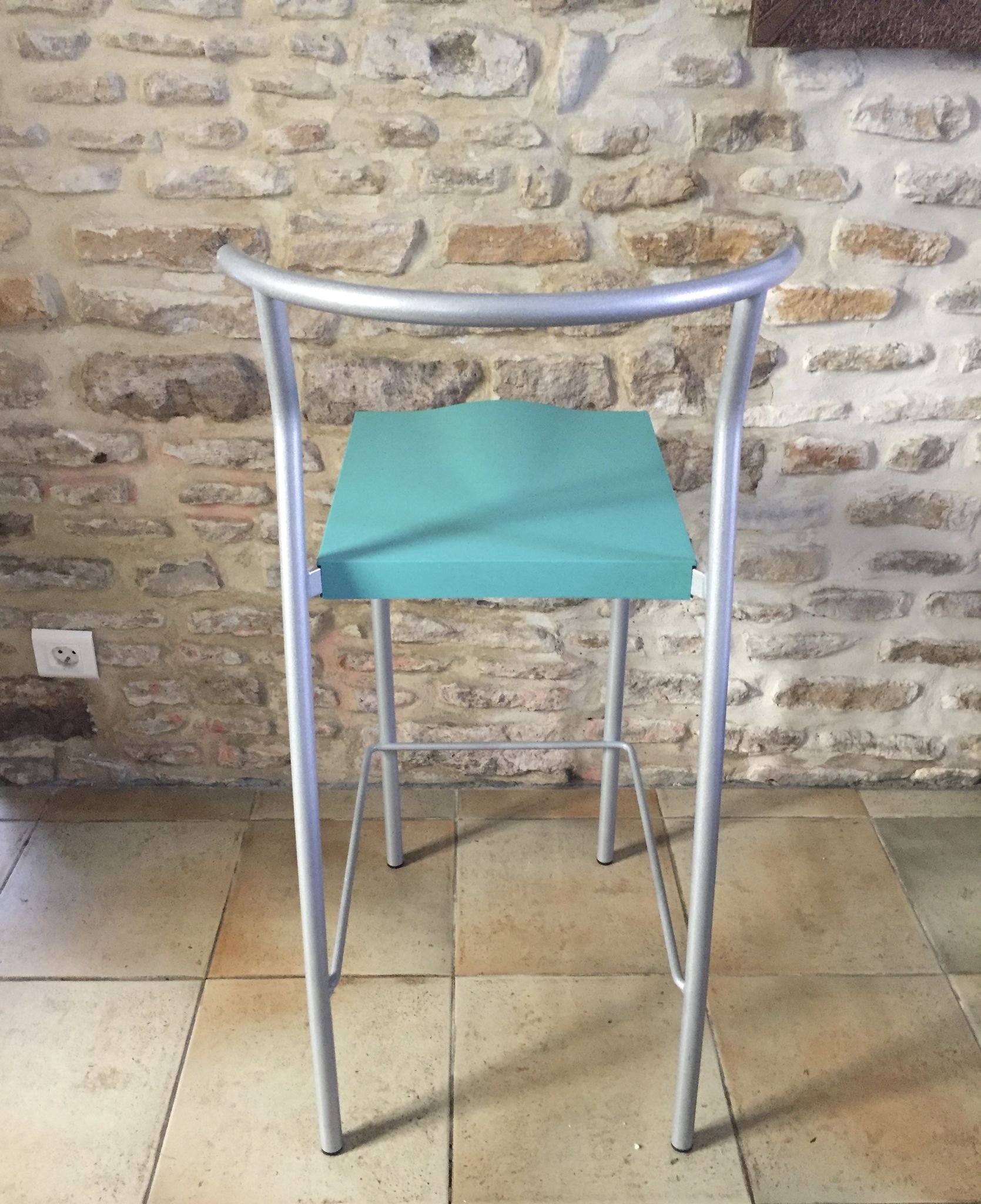Pair of vintage stools hi glob by Philippe Starck, Kartell