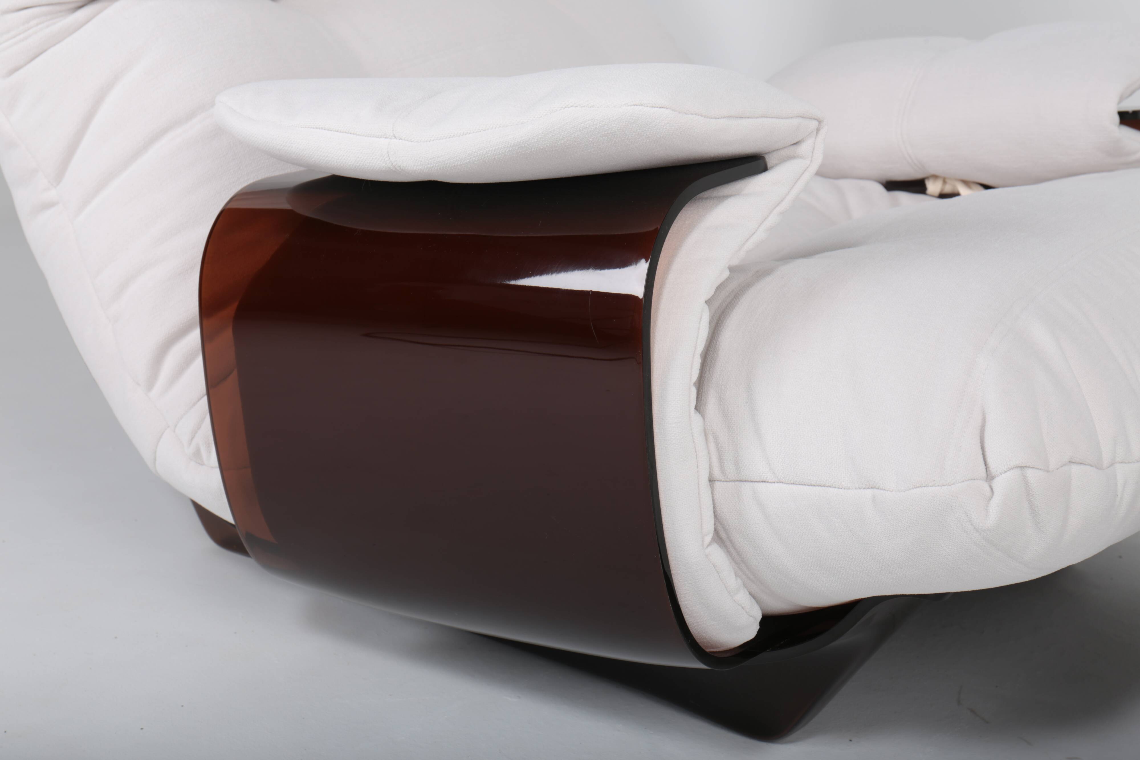 Armchair Marsala  with ottoman by Michel Ducaroy for Ligne Roset