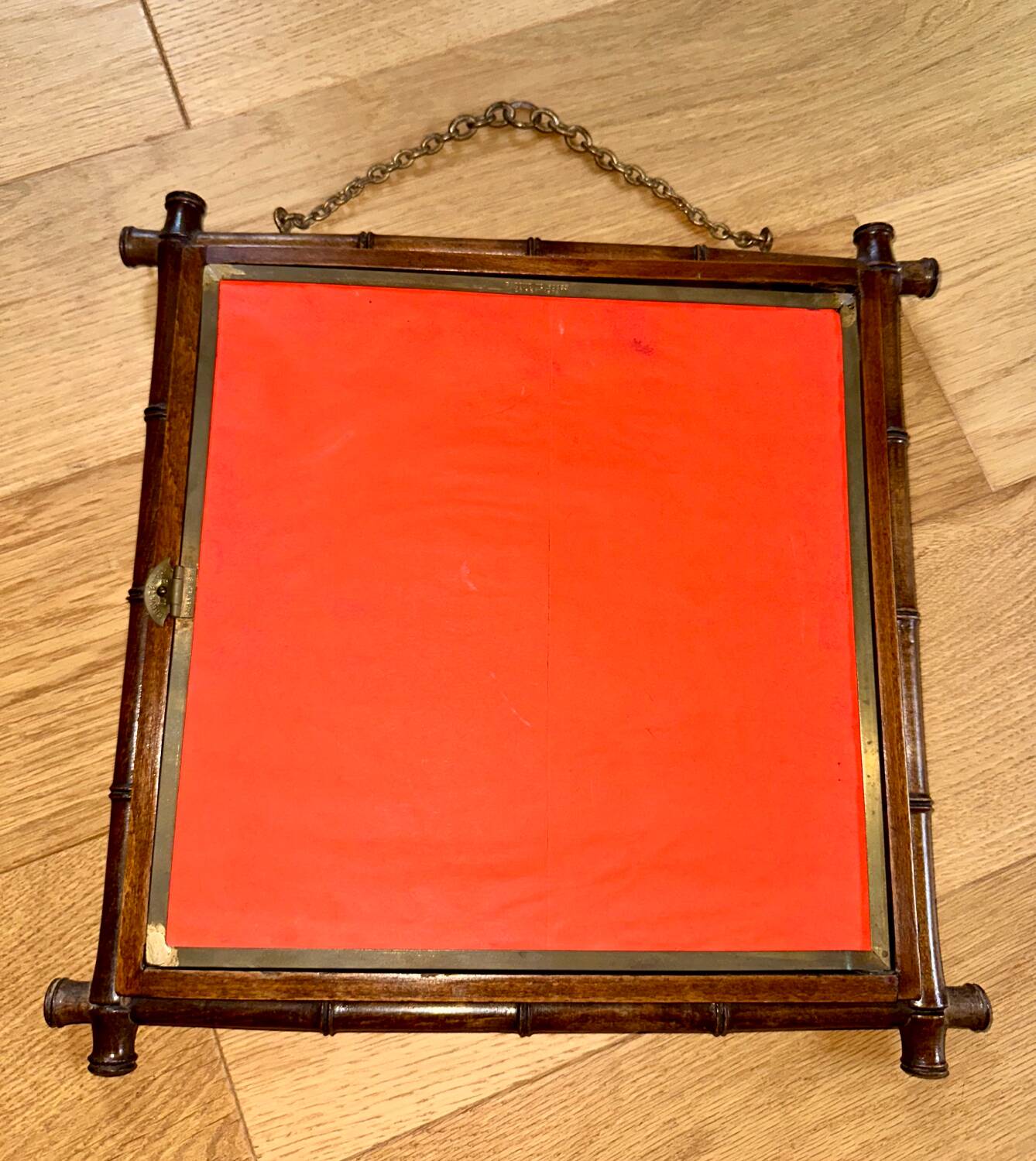 Triptych Mirror Barber Asia Bamboo 1865