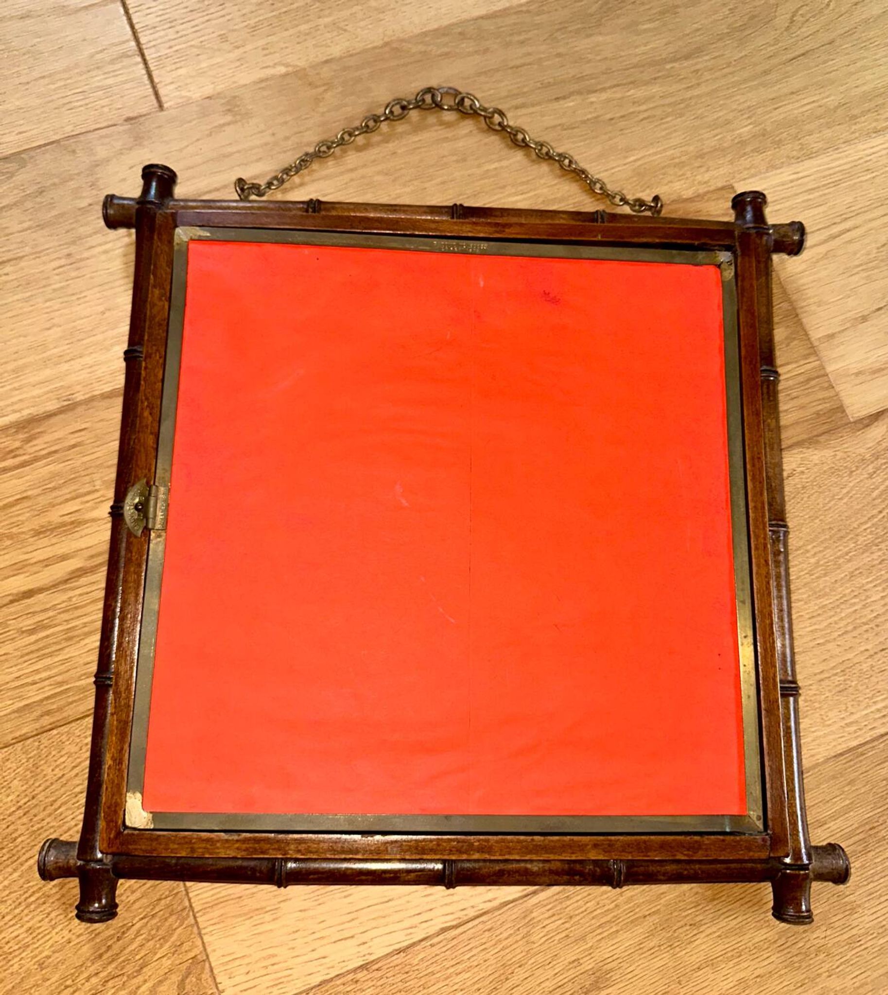 Triptych Mirror Barber Asia Bamboo 1865
