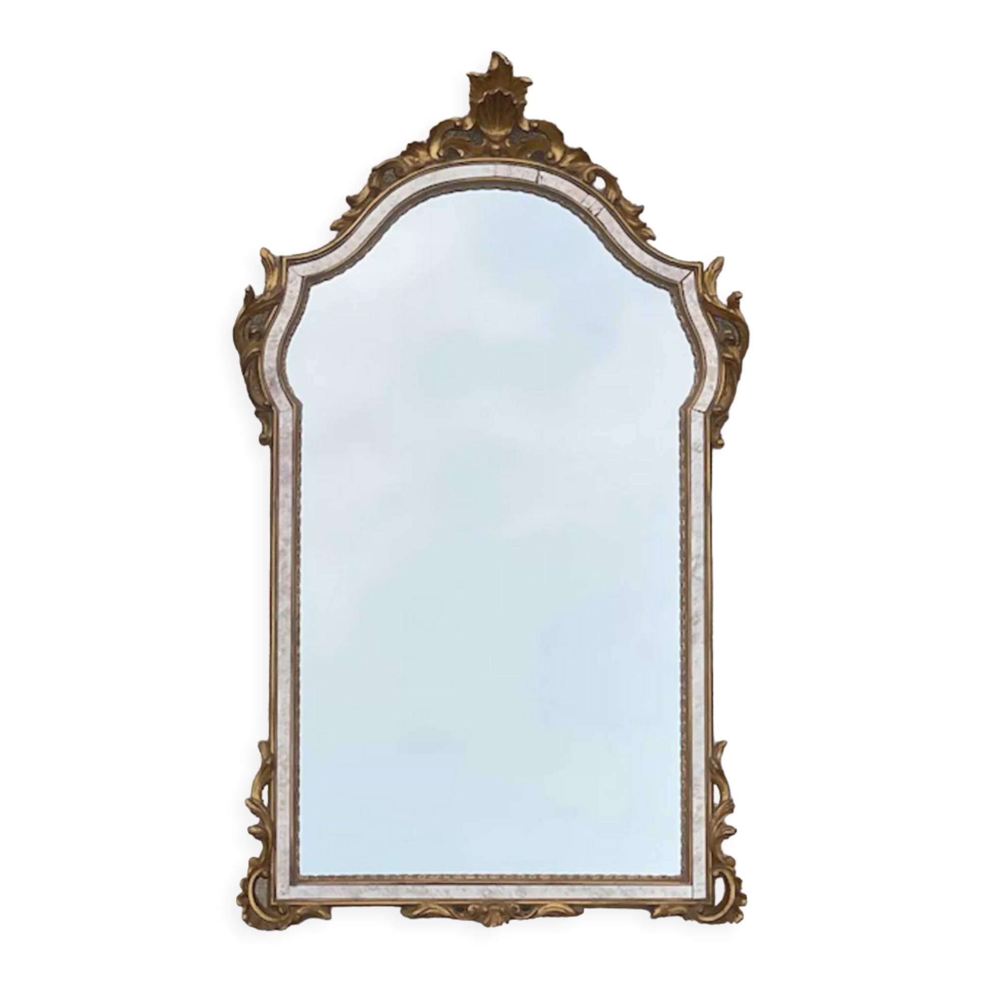 Miroir à parecloses 104x62 cm