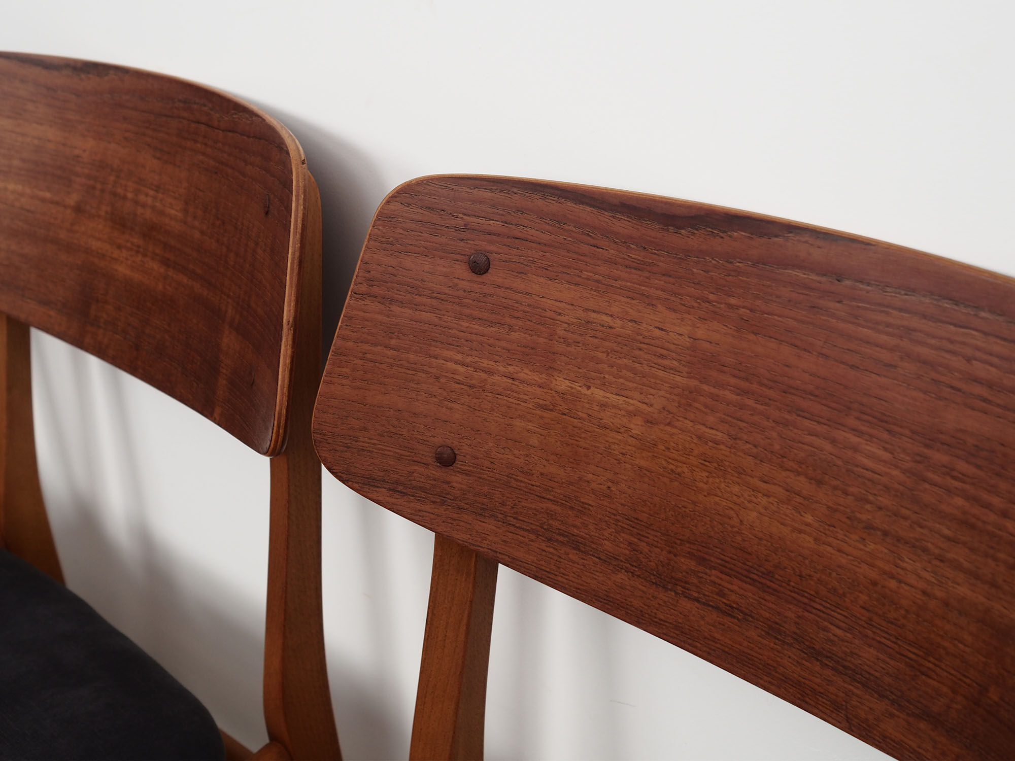 Set of four teak chairs, Danish design, 1960s, production: Denmark
