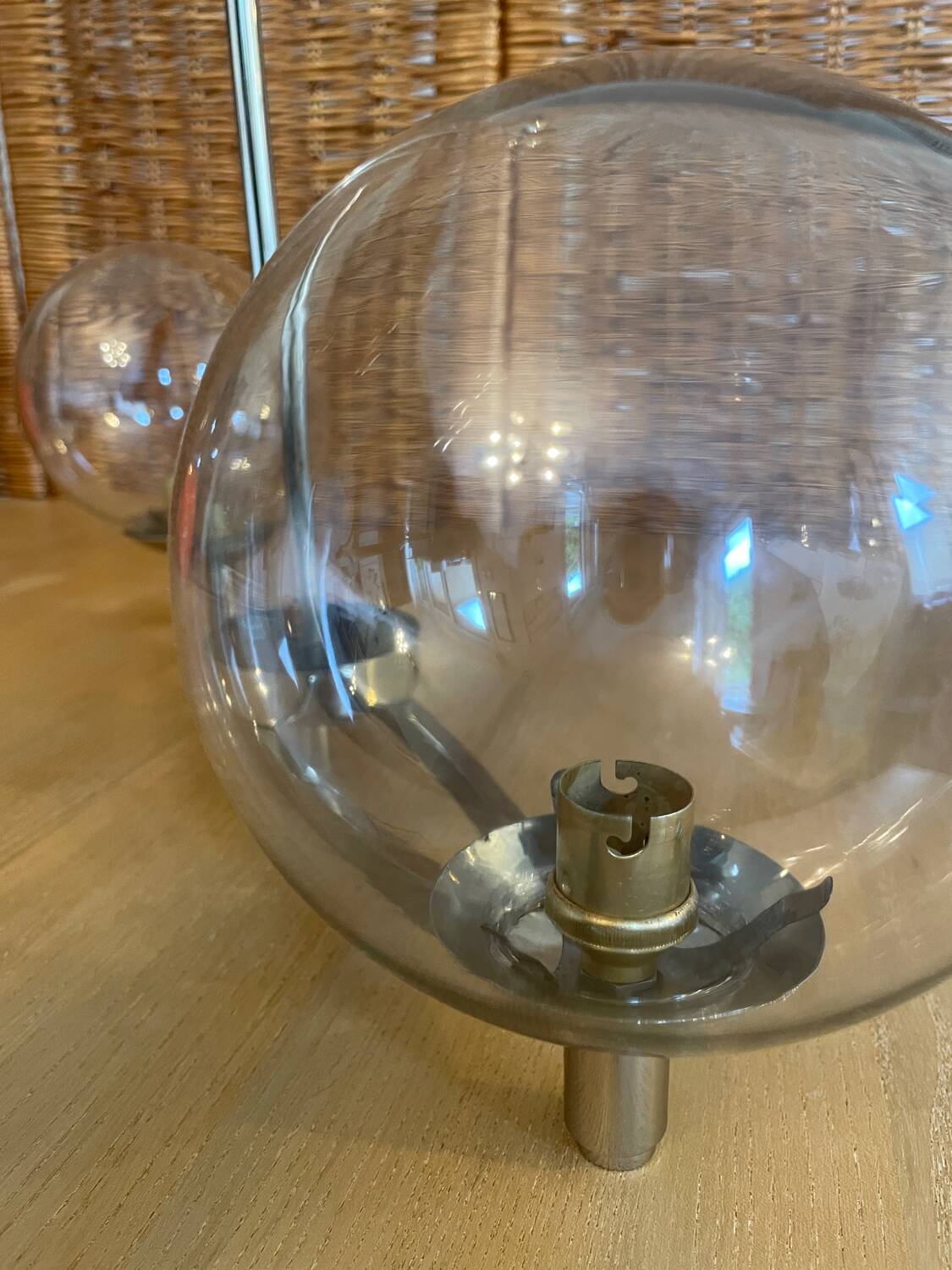 Space age style chandelier