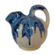 Multicolored glazed pitcher