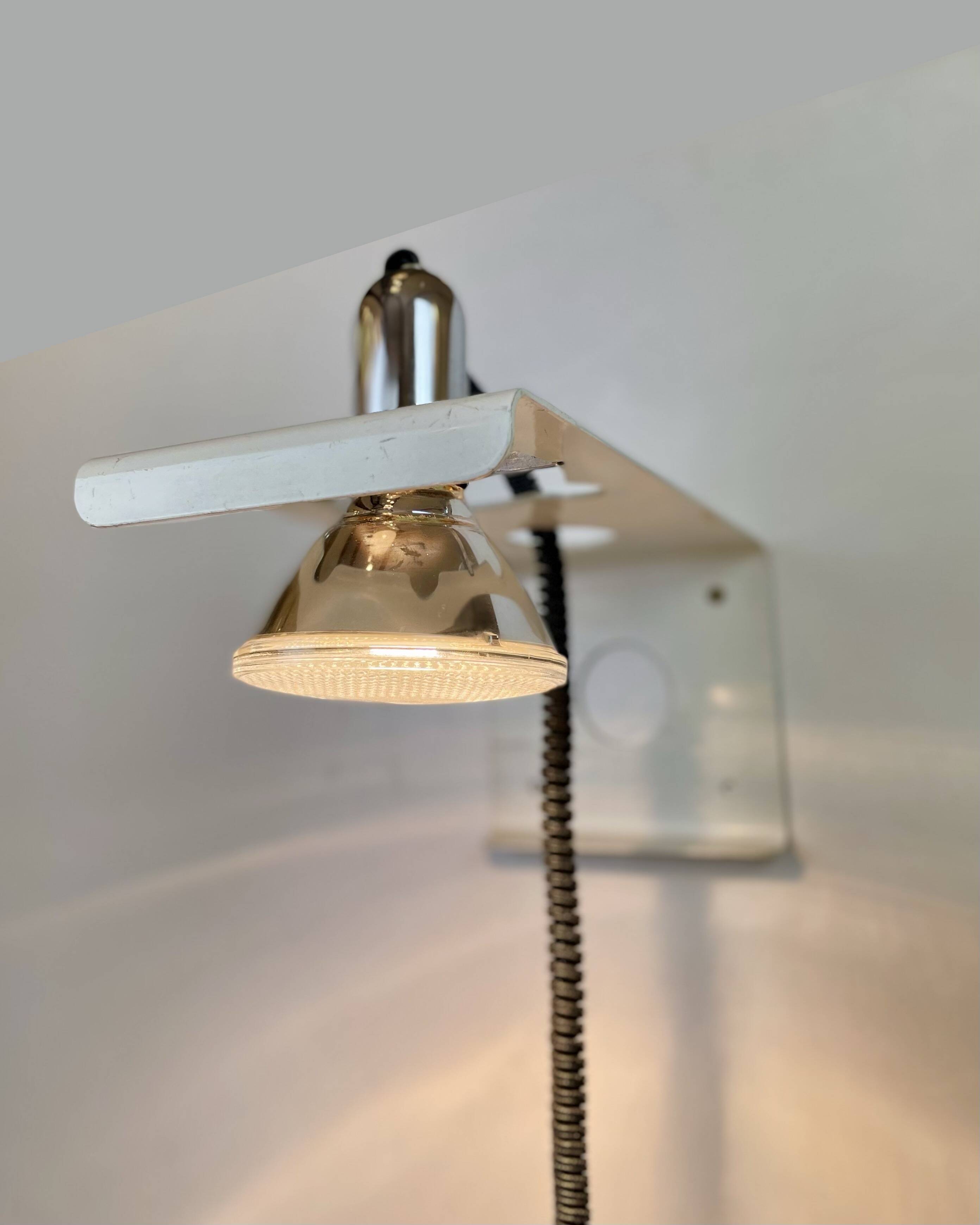Squadra, Wall Sconces by Ezio Didone for Valenti, 1970s