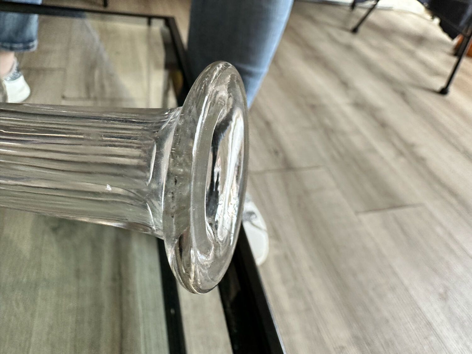 Vintage glass decanter