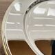 Pair of silver metal subplates
