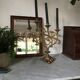 Old golden candlestick