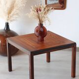 Square rosewood side table – Henning Kjaernulf for Vejle Stole