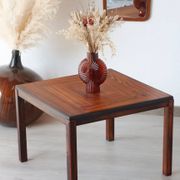 Table d’appoint carrée en palissandre – Henning Kjaernulf pour Vejle Stole