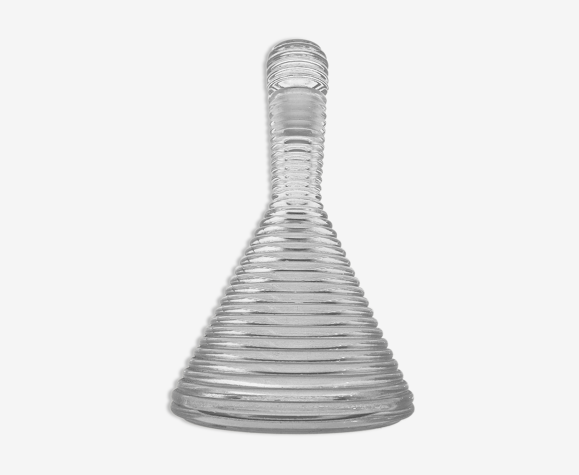 Carafe en verre dépression circa 1935