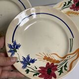 Sarreguemines dessert plates