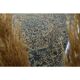 1970s Vintage Persian Handmade Wool Cotton Light Brown Area Rug 308x370