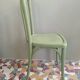 English green bistro chair