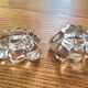 Daum France crystal salt and pepper shakers