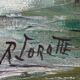 Tableau HST Marine Lighthouse Port, Roger Lorotte (1920-1985)