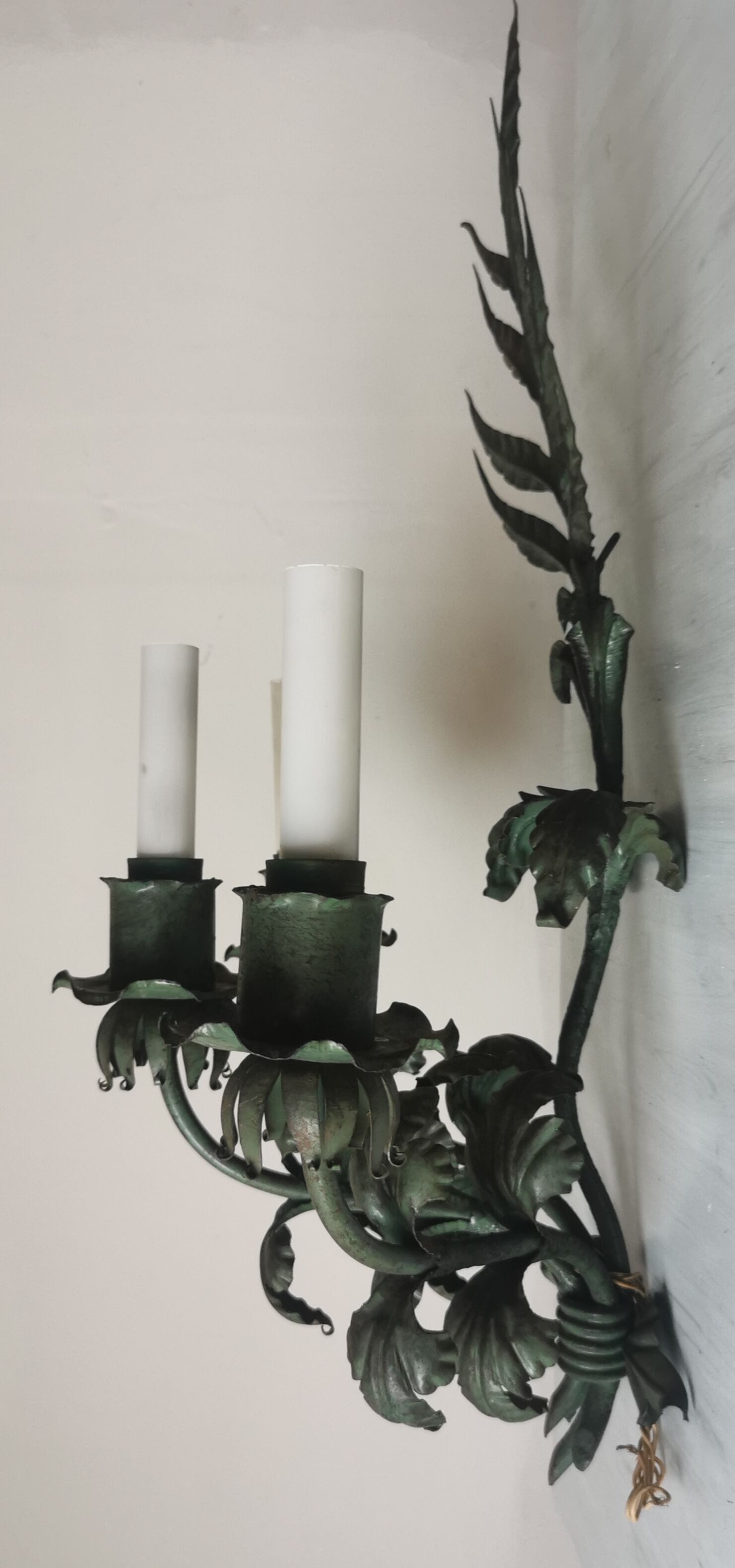 Wall lamp iron and sheet metal