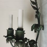 Wall lamp iron and sheet metal
