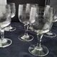 6 Verres à vin rouge Cristal d'Arques  Modèle Matignon