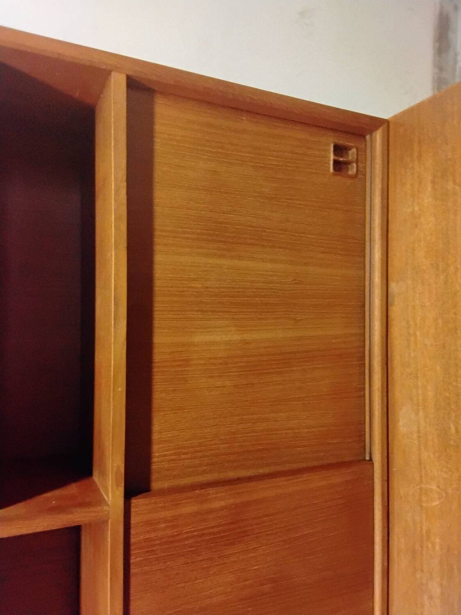 Scandinavian bookcase, chest of drawers