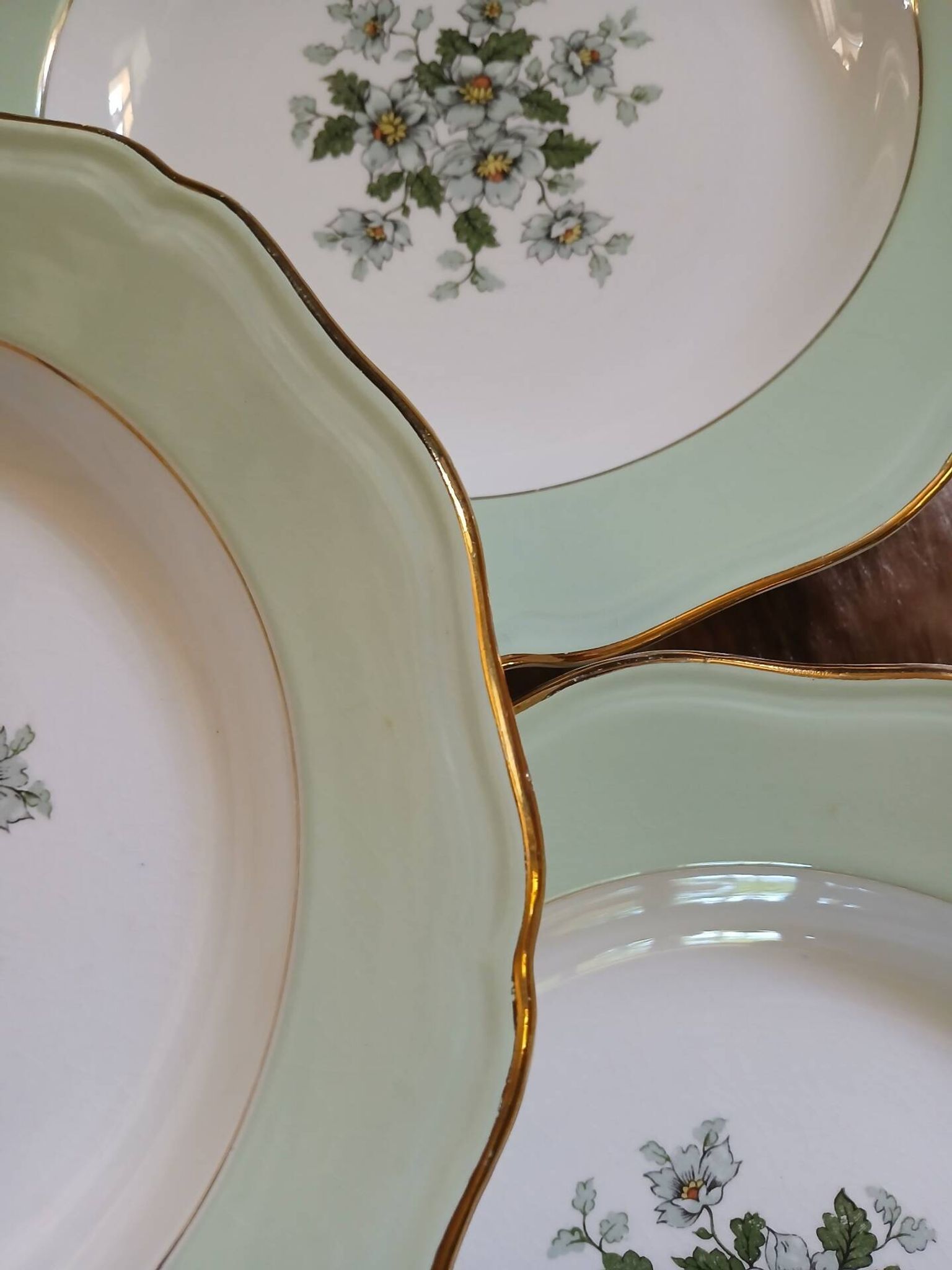 12 antique deep plates "Saint Tropez"