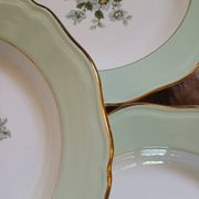 12 antique deep plates "Saint Tropez"