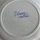 Set of 2 St Amand ironstone plates, Jardinière model