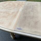 Renovated Round Oval Extendable Farmhouse Dining Table in Raw Wood 260cm