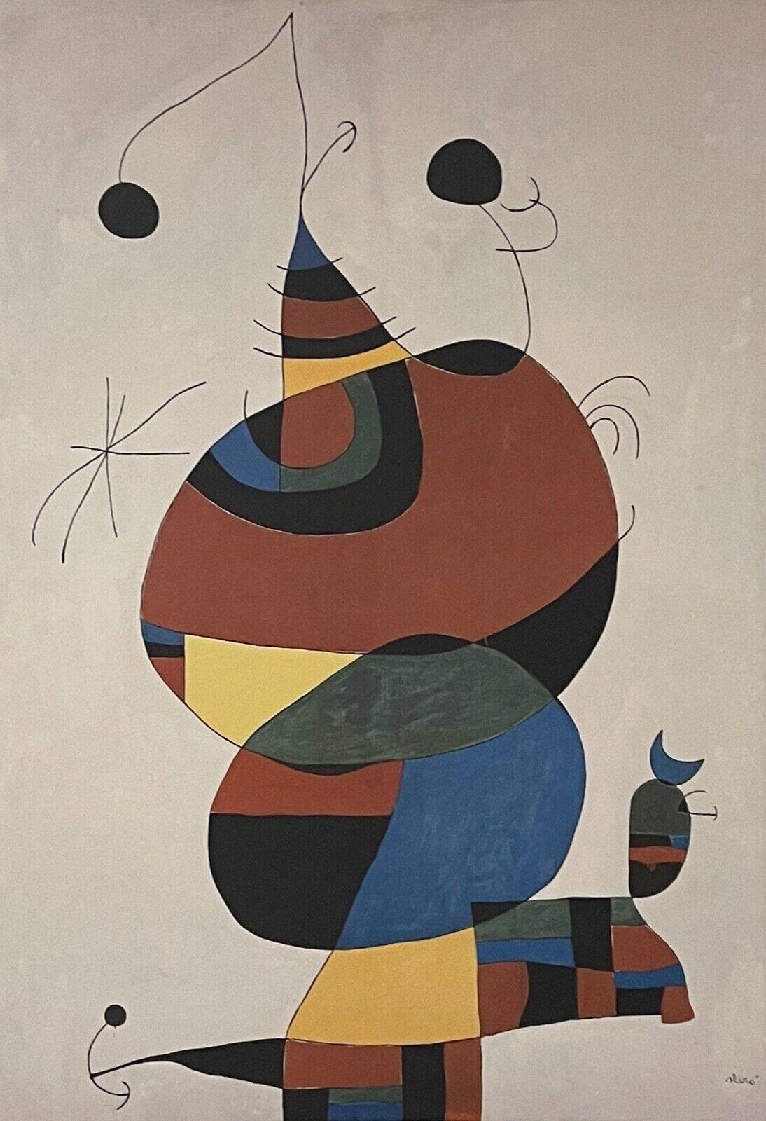 Joan Miró lithograph Woman bird star (Homage to Pablo Picasso 1966