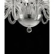 Chandelier en verre de Murano transparent par Simoeng pour Simoeng