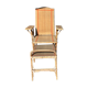 Chaise longue rotin avec repose pied coulissant accotoirs amovibles