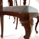 Lot de 5 chaises de salle à manger en acajou de style Reine Anne, 1920