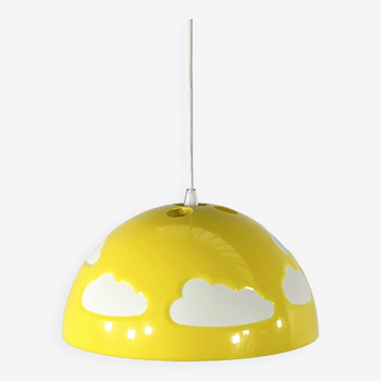 Yellow Nuage pendant light by Henrik Preutz for Ikea, 1990