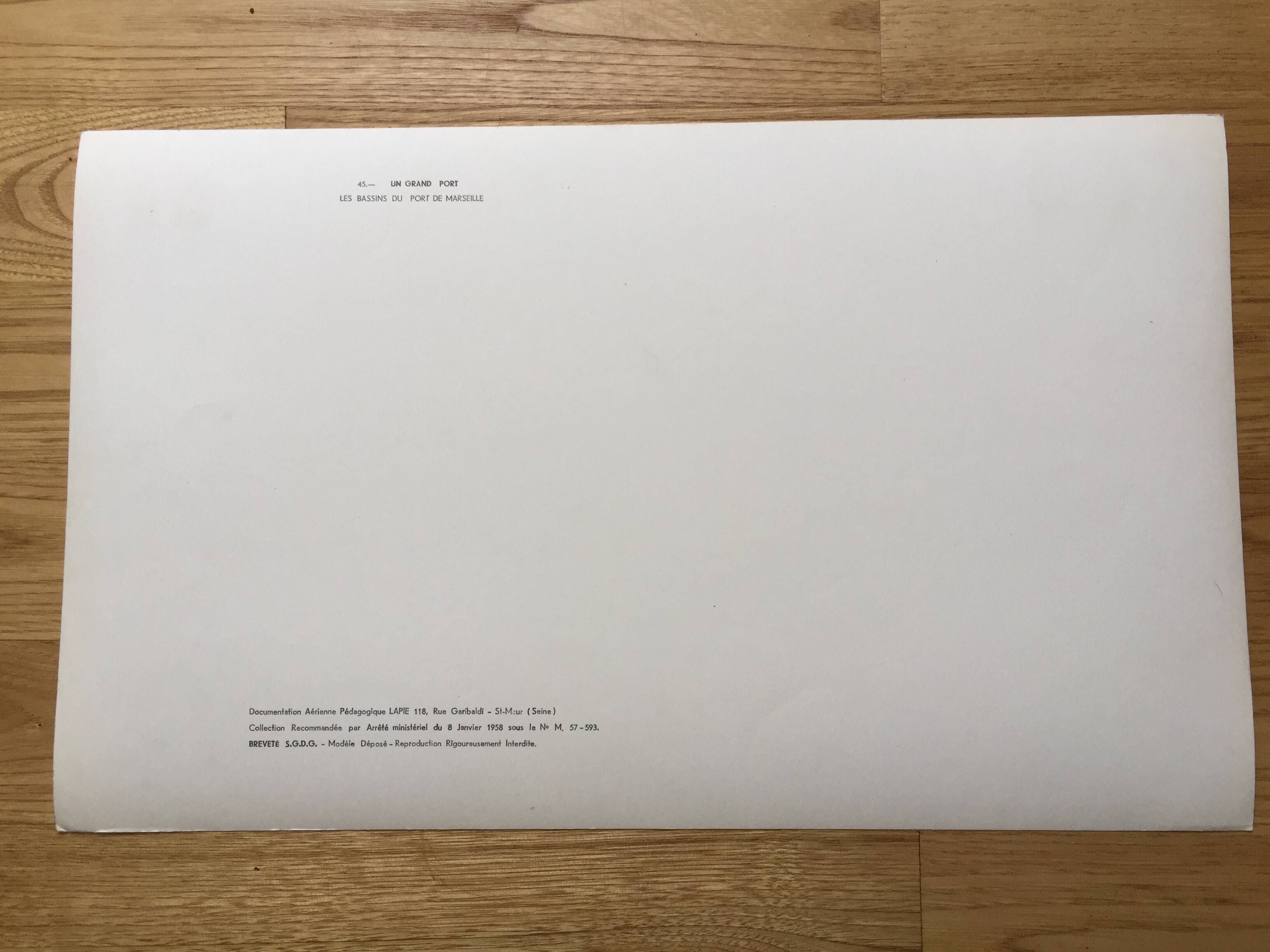 Aerial photo Lapie year 1950