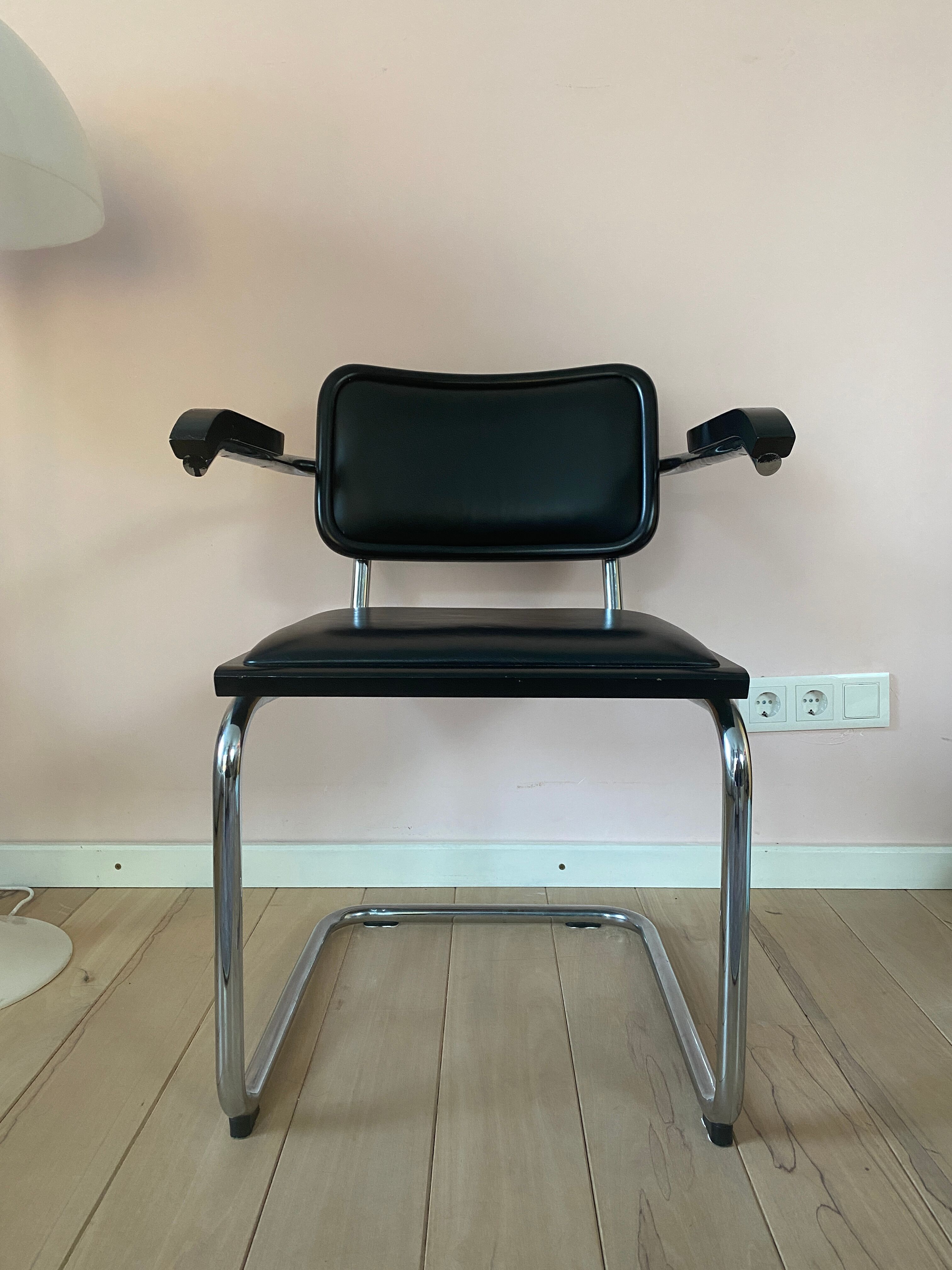 Ensemble de 2 chaises vintage design B32 Cesca Marcel Breuer