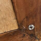 Set of 2 identical vintage wooden mirrors in Ib style