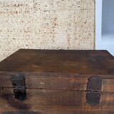 Wooden box closure iron