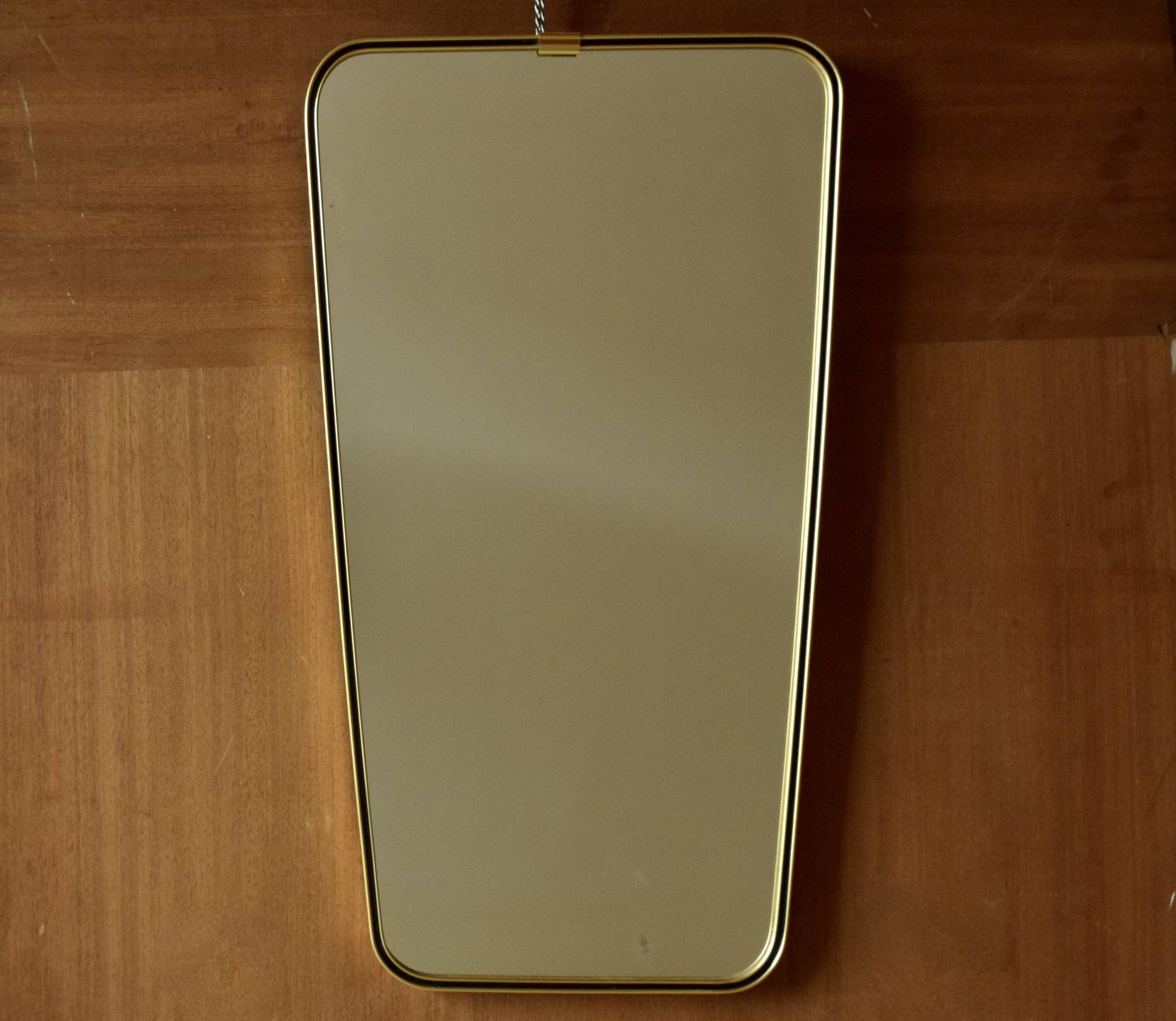 Old rearview mirror - Height: 61 cm - 1950s -