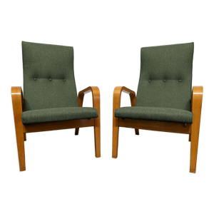 Paire de fauteuils en
