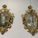 Pair of Italian mirrors