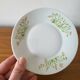 Tea cup and saucer in Limoges porcelain, Edith du Tertre design.